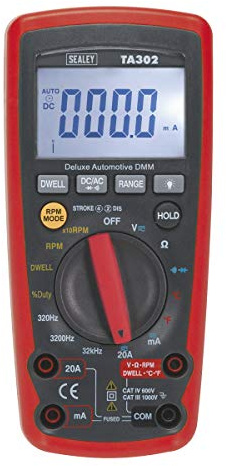 Sealey TA302 Digital Automotive Analyser 12 Function with IC