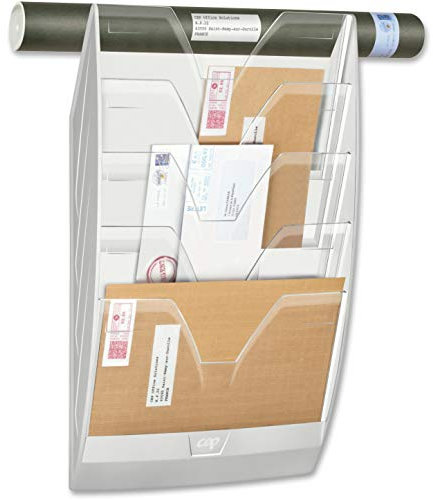 Cep Présentoir Mural 5 Compartiments 154 Blanc/Cristal