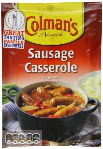 Colmans Sausage Casserole Recipe Mix 39 g (Pack of 12)