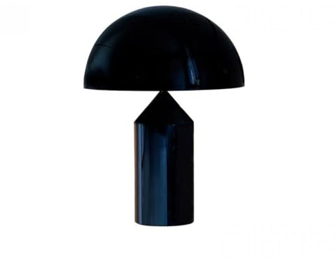 Oluce Atollo Tischleuchte Schwarz, 238