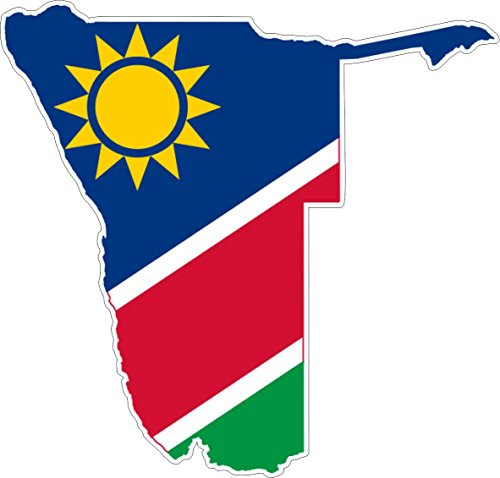 Decal Sticker Adhesive Vinyl Car Flag Map Namibia