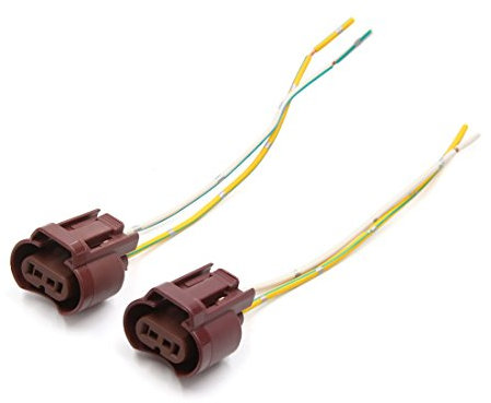 sourcing map Lot de 290069012HB4Câblage Extension pour fil Douille pour ampoule de brouillard