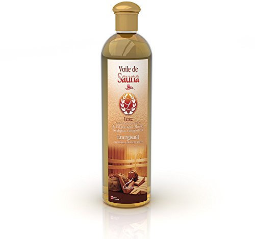 Camylle - Voile de Sauna Luxe - Fragrances à base d’Huiles Essentielles 100% Pures et Naturelles pour Sauna - Energisant aux arômes frais et envoûtants - 500ml