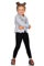 FUTURO FASHION Girls Children Full Length Plain Cotton Leggings Cycling Casual Wear Infant Trousers Leggings Solid Tights Pants for Kids Black 11 Years Child