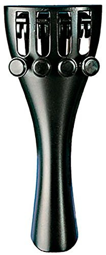 Cordal para violín Wittner 1/4 de plástico de alta tecnología con 4 afinadores finos, ultraligero