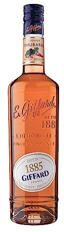 Giffard - Liqueur de Rhubarbe - Recette Française - Intense et Fruitée - 70 Cl