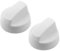 First4spares Knebel Weiß für alle Backöfen Herde und Kochfelder (2er Pack)