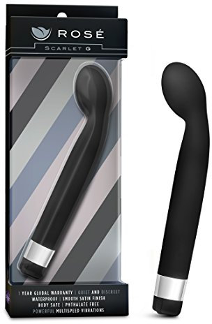 Rose - Scarlet G-Punkt Vibrator - Schwarz