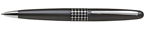 Pilot MR Retro Pop Collection Kugelschreiber, mittlere Spitze, Motiv Ring Hühnerfuß, Grau Metallic