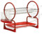 Premier Housewares - Escurridor de Platos (2 Pisos, Bandeja extraíble), Cromado y Color Rojo