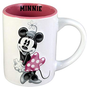 Disney Minnie Mouse 3d Tonal Relief 410ml Ceramic Mug