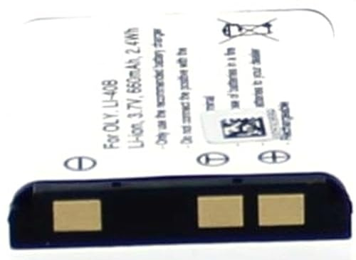 AGI 82123-Ionen 660 mAh 3,7 V Akku wiederaufladbar – Akkus (-Ionen (LiIon), 660 mAh, DIGITAL KAMERA, 3,7 V, schwarz, Rollei Compactline 390SE)