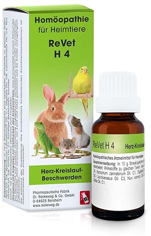 ReVet H 4 Globuli für Heimtiere -Homöopathisches Arzneimittel für Heimtiere, freiverkäuflich, 10 g