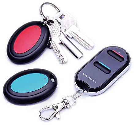VODESON Key Finder TV Remote Control Finder, No Smartphone Needed Easy to Use Suitable for The Elderly 80dB RF Locator Device,Key Finders Make Noise Keychain Tracker/Wallet Finder