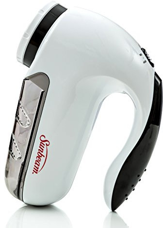Sunbeam S20 Professional Electric Fabric Garment Defuzzer Sweater Shaver Best Fuzz Pill Bobble Remover for Fleece Curtains Clothes
