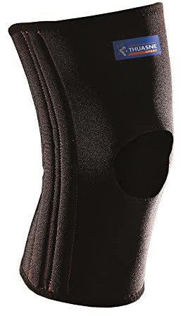 Thuasne Sport - Kniebandage - Instabiles oder schmerzhaftes Knie - Begrenzung des Wärmeverlusts* - Stützindex 2/3 - CE Medizinisches Gerät - Größe L