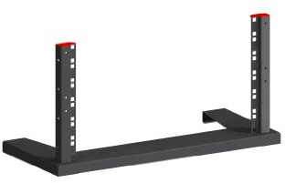 Rack Magic - 19 Zoll Gestell - Mini Rack Stand 6 HE - Schwarz