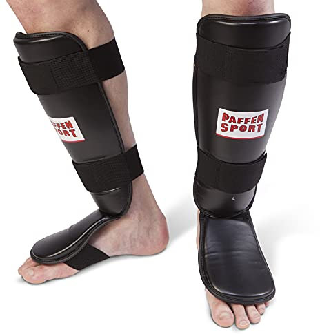 Paffen Sport Thai Star Schienbein- und Spannschutz; schwarz; GR: M