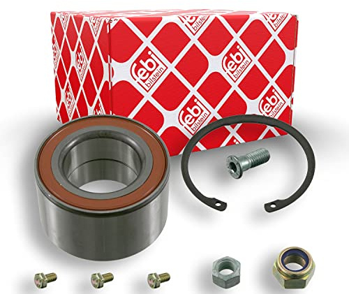 febi bilstein 05848 Radlagersatz mit Befestigungsschrauben, Muttern und | Kompatibel mit: VW TRANSPORTER T4 Bus, TRANSPORTER T4 Kasten, TRANSPORTER T4 Pritsche/Fahrgestell (70E, 70L, 70M, 7DE, 7DL