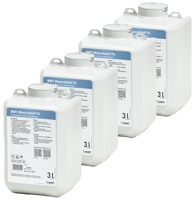 BWT Mineralstoff F4 | 4 x 3 l Kanister | ab 21 °dH Gesamthärte