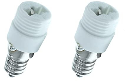 LEDLUX 2 Pezzi Convertitore Adattatore Portalampada Per Lampada Attacco Da E14 A G9