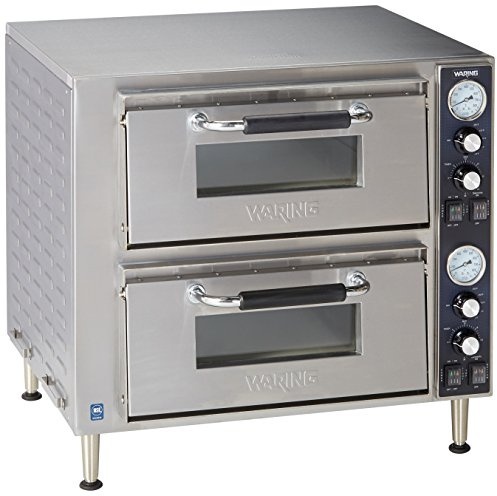 Waring Pizza Oven with Independent Double-Deck & 18 Pizza Deck