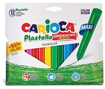 Kredki swiecowe Plastello JUMBO 12 kolorów