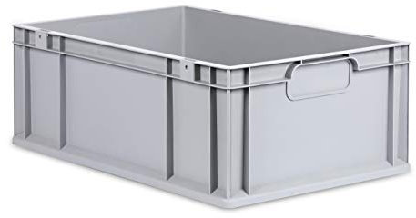 aidB Eurobox NextGen Economy, Griffe geschlossen, 600x400x220mm, 1 St, grau