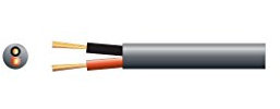 Mercury | Heavy Duty Double Insulated 100V Line Speaker Cable | 2 x 45 Strand | Black 100m