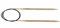 KnitPro K35314 Rundstricknadel, Birkenholz, Beige, 40 cm x 7 mm