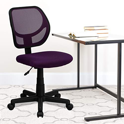 Flash Muebles wa-3074-pur-gg Mid-Back Color Morado Malla Tarea y Silla de Ordenador