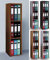 VCM Aktenregal Bücherregal Regal Standregal Büroregal Ordnerregal Schrank Büro Möbel Buche 115 x 34 x 29 cm Offas