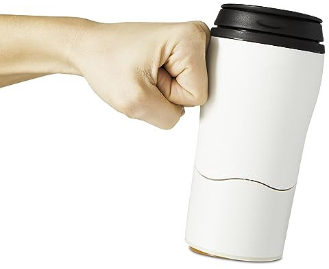 Mighty Mug Thermobecher, Creme, 7 cm