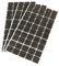 Emuca 2038616 Set di 150 Feltrini Autoadesivi Quadrati, 20X20 mm, Marrone