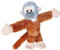 Wild Republic 21679 Huggers Schnapparmband Kuscheltier, Plüschtier, Totenkopfäffchen 20 cm, 8