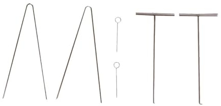SW-Stahl 10655L Nadel- und Hakensatz 6-teilig - KFZ Demontage Werkzeug Set | Fuer Kombiinstrument Ausbau, Zuendschloss & Innenraum Werkzeug, Praezisions Haken aus Edelstahl, 6-teilig, 95 mm Laenge