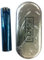 Clipper Metall Flint Feuerzeug in ICY blau Farbe von Trendz