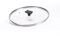 Moneta Nova Coperchio Piatto Bordo in Acciaio Inox, 30 cm