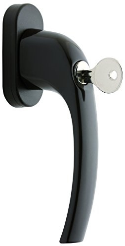 Alpertec Fenstergriff Rasterolive absperrba beschichtet Rasterung 45 Grad Fensterolive für hohe Beanspruchung, braun, 40121040