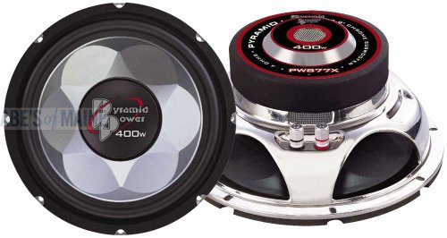 Pyramid Sub Midbass - Subwoofer para coche de 300 W, negro