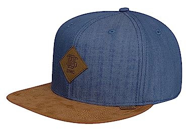 Djinns Snapback Cap 6P SB Linen Navy, Size:ONE Size