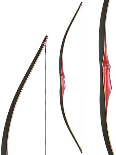 SET RAGIM Wolf - 68 Zoll - 25-60 lbs - Langbogen (68 Zoll / 50 lbs, Links)
