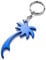 Komonee Palm Tree Blue Keychain Bottle Opener Key Chain Metal Holiday Key Ring Novelty Keyring