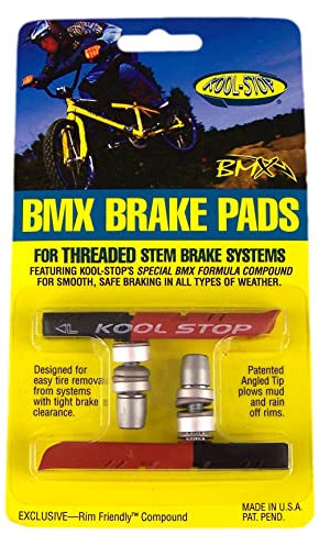 Kool Stop Unisex – Erwachsene BMX Bremsschuh, Schwarz,Braun, Einheitsgröße