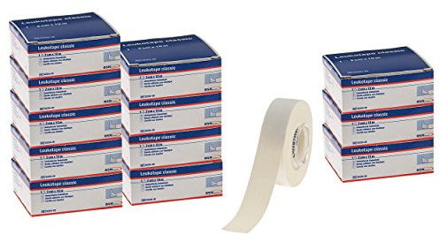 Leukotape Classic Sporttape 2cm x 10m weiß 12er Box Fingertape