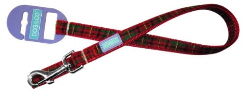 Dog & Co Tartan Lead, 48-inch, Red