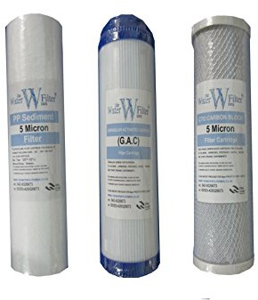Nature's Water Umkehrosmose-Wasserfiltersystem für 6 Monate (erste 3 Phasen im 5-phasigen Umkehrosmose-Wasserfiltersystem)