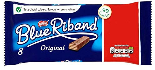 Nestle Blue Riband Chocolate 8 Biscuit Bar 154.4 g