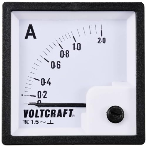 VOLTCRAFT AM-72X72/1A AM-72X72/1A Analog-Einbaumessgerät AM-72X72/1A 1 A Dreheisen