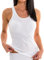 HERMKO 61310 Damen Funktions Wäsche Unterhemd Shirt Tank Top, ideal für Sport und Freizeit, bioaktive Ausrüstung, Farbe:weiß, Größe:48/50 (XL)